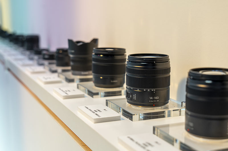 LUMIXマイクロフォーザーズレンズ展示